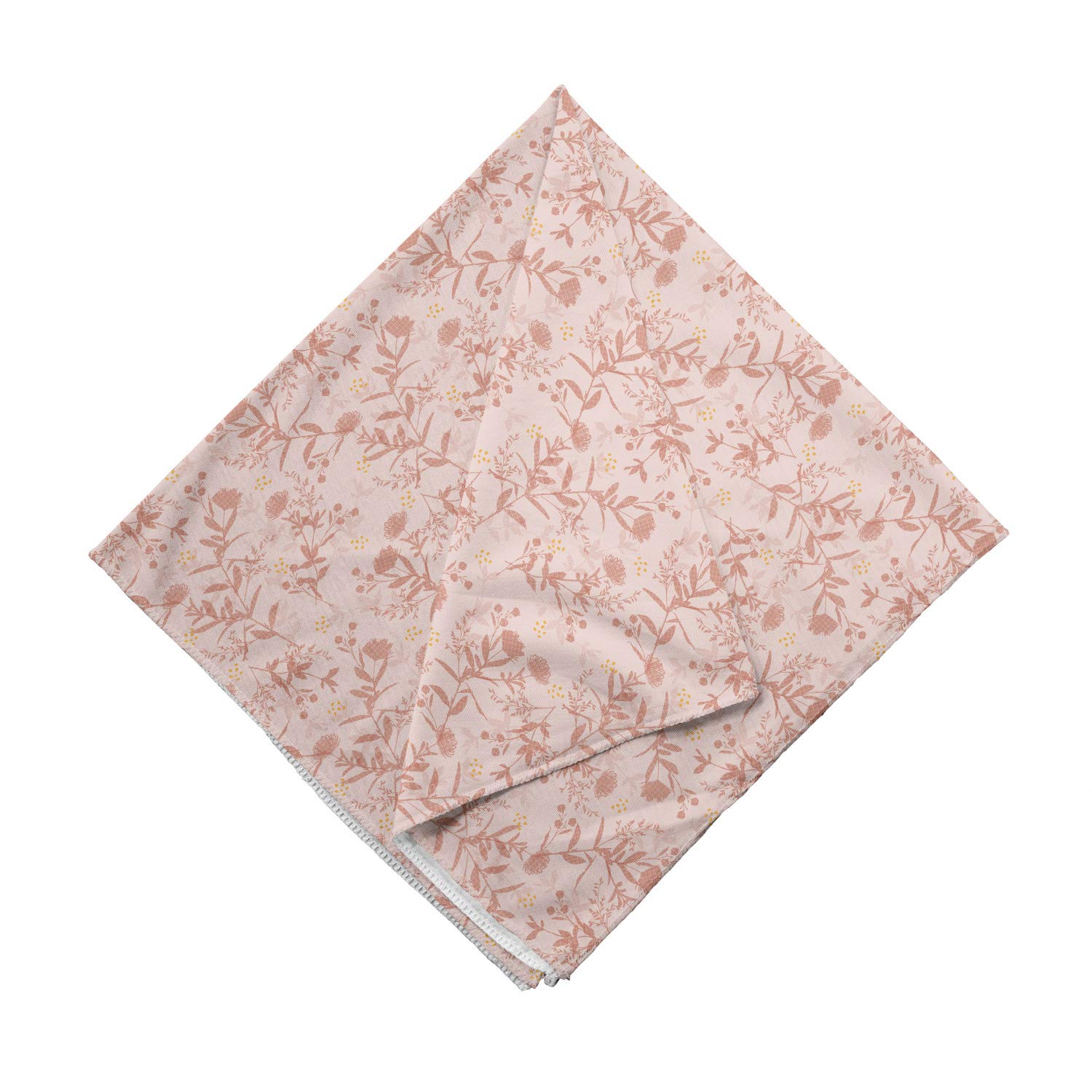Ambesonne Floral Bandana - Hand Drawn Pink Botanical Design, Unisex Head Scarf & Neck Wrap for Outdoor Activities, Music Festivals, and Fashion Accessories