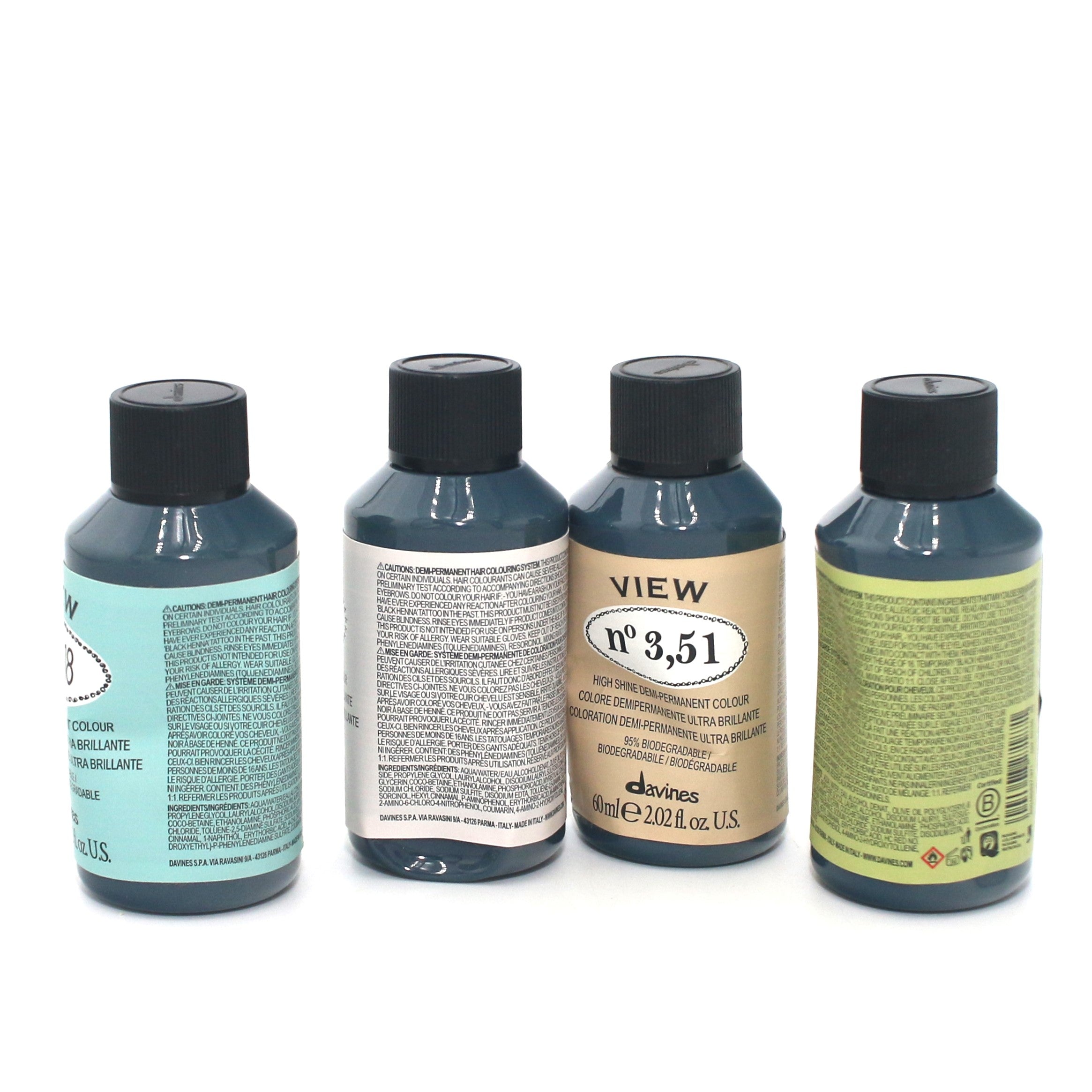Davines View High Shine Demi Permanent Hair Color - 2.02 oz for Vibrant, Long-Lasting Shine - Perfect for At-Home Salon Quality Hair Coloring & Touch-Ups