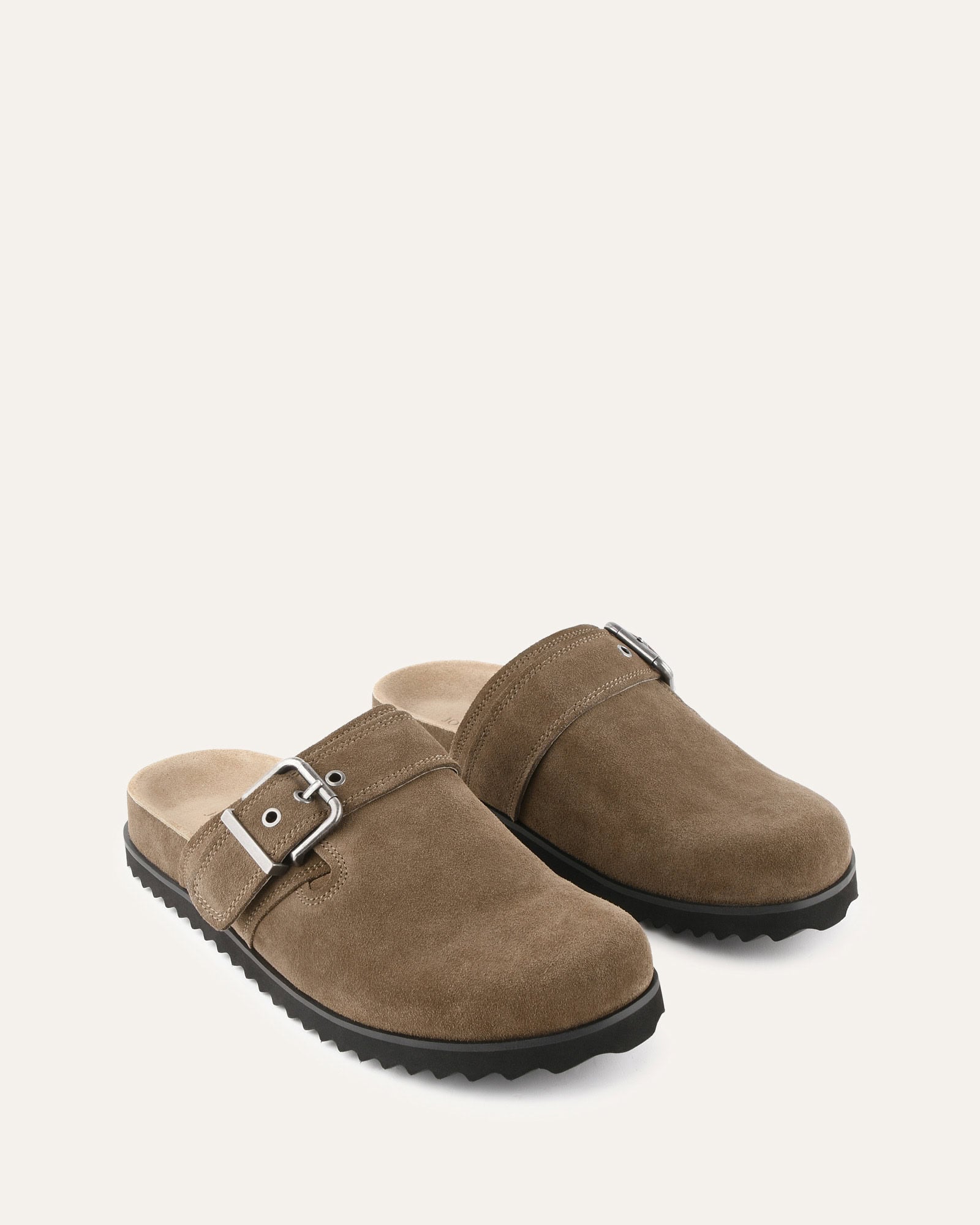 JUNO Casual Flats for Women - Khaki Suede Comfortable Slip-On Shoes | Perfect for Work, Travel & Everyday Wear