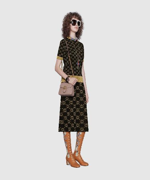 Gucci GG Marmont Mini Top Handle Bag in Dusty Pink | Luxury Crossbody Purse for Women | Perfect for Date Night, Parties & Everyday Use