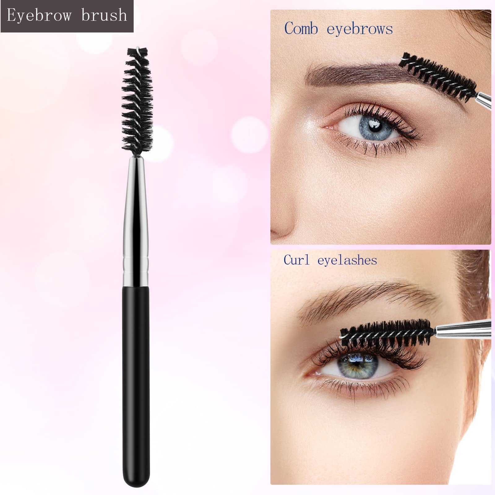KAJUDA 5-in-1 Eyebrow Grooming Kit - Eyebrow Razor, Trimmer, Comb, Tweezers & Scissors Set for Women & Men - Perfect for Eyebrow Shaping, Eyelash Extensions & Facial Hair Removal at Home or Salon