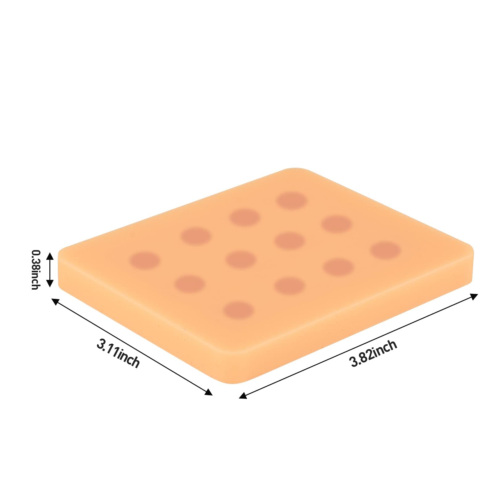 Nurse Intradermal Injection Training Pad - Medical Student Practice Pad with Artificial Skin-Like Texture - Perfect for IV & Injection Technique Training in Nursing Schools & Clinical Settings