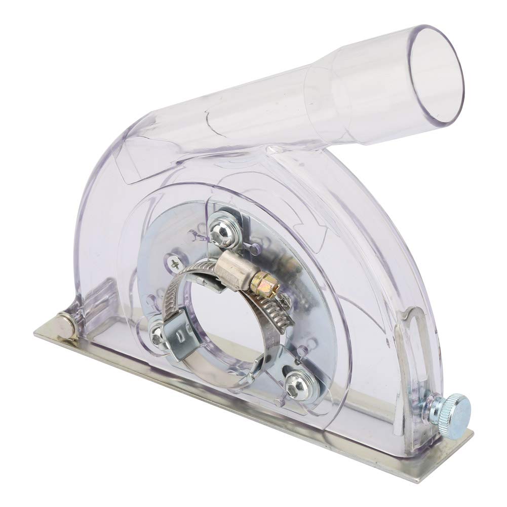 4 Inch Angle Grinder Dust Cover - Transparent Adjustable Stone Cutting Shroud with Depth Control for Dry Hanging Marble & Wall Work | Perfect for DIY Projects, Tile Installation & Concrete Grinding