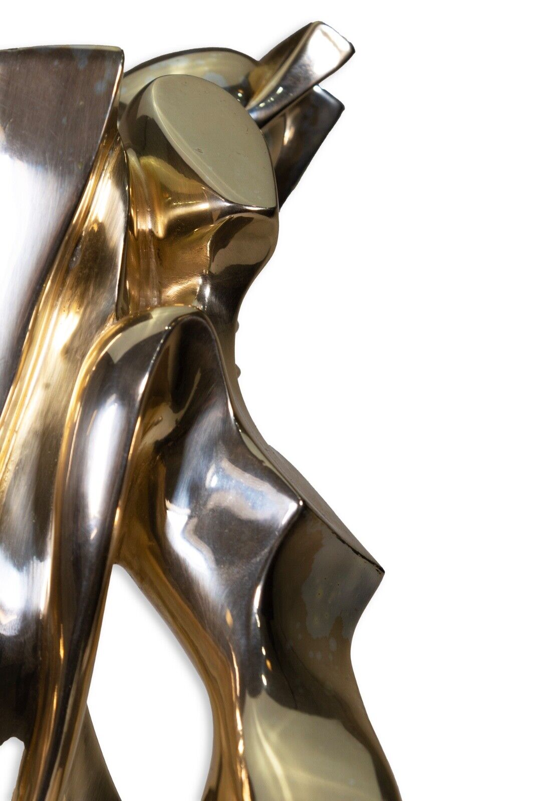 Geris D'Argenta Signed Contemporary Figurative Silver Plated Sculpture 122/500 - Limited Edition Art Collectible for Home Decor & Office Display