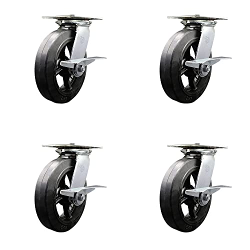 4 Swivel w/4 Brakes & 2 Swivel Locks