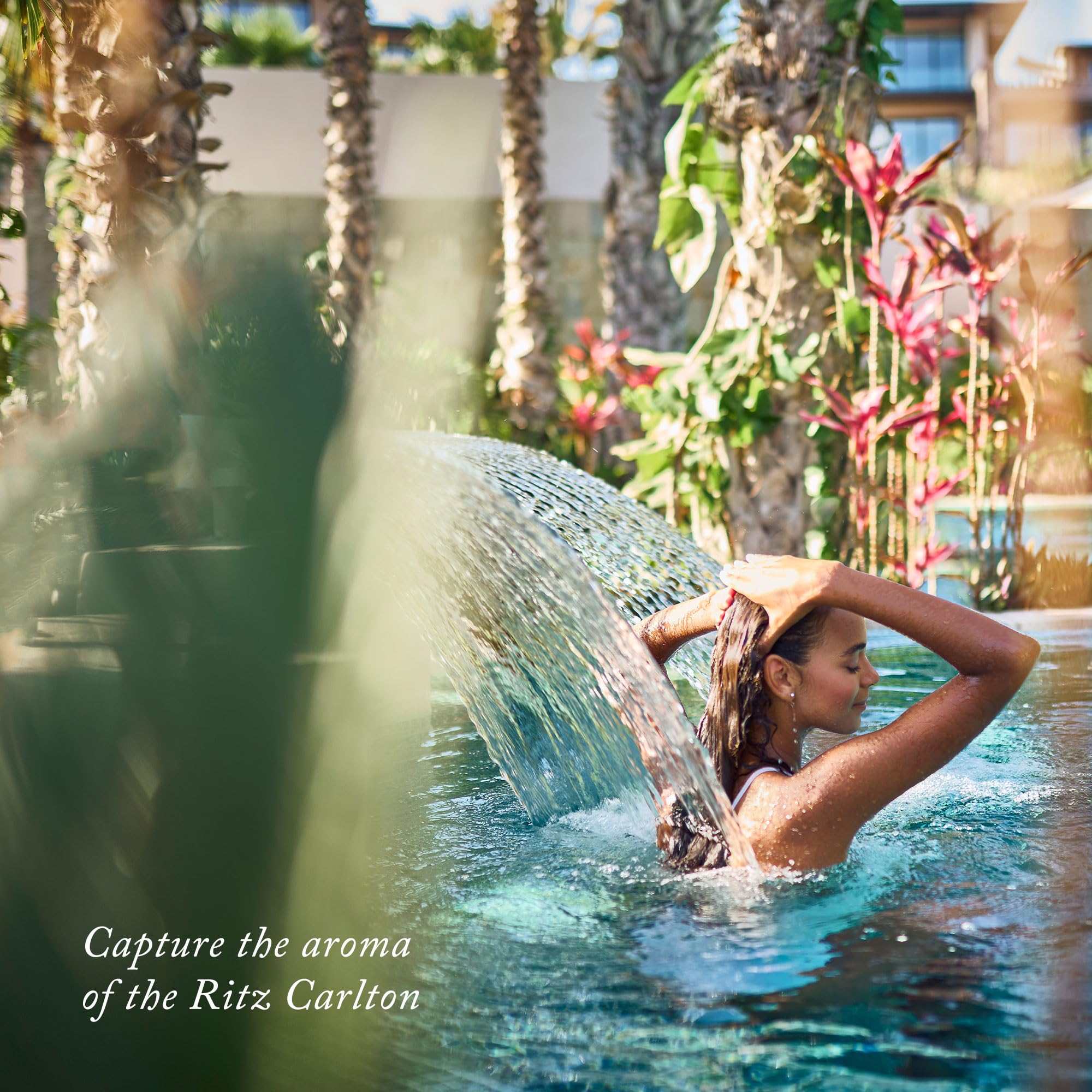 Luxury The Ritz-Carlton Home Aromatherapy Diffuser Refill - Tranquil Waters Scent with Leafy Greens, Citrus, Fresh Lilies & Musk Notes | Premium Essential Oil Cartridge for Spa, Bedroom & Office Relaxation