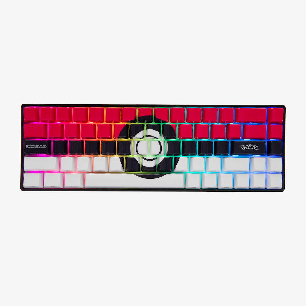 Pokémon HG Basecamp 65 Mechanical Keyboard with Poké Ball Keycap - Gaming Keyboard for PC & Mac - Perfect for Esports, Streaming & Office Work