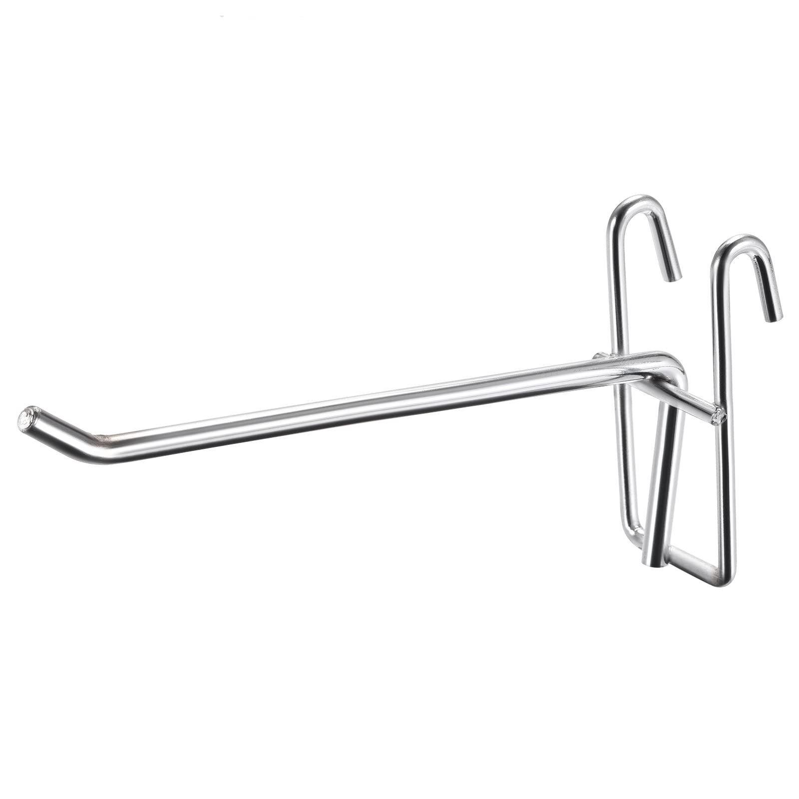 MECCANIXITY Grid Wall Hooks 10-Pack - 6 Inch Heavy Duty Garage Storage Hooks, 0.24