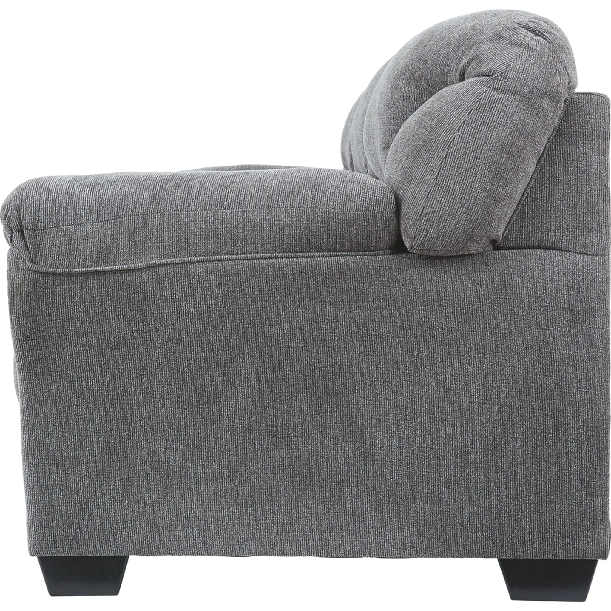 Allmaxx Modern Sofa in Pewter Gray - Stylish and Comfortable Living Room Furniture for Small Spaces and Apartments
