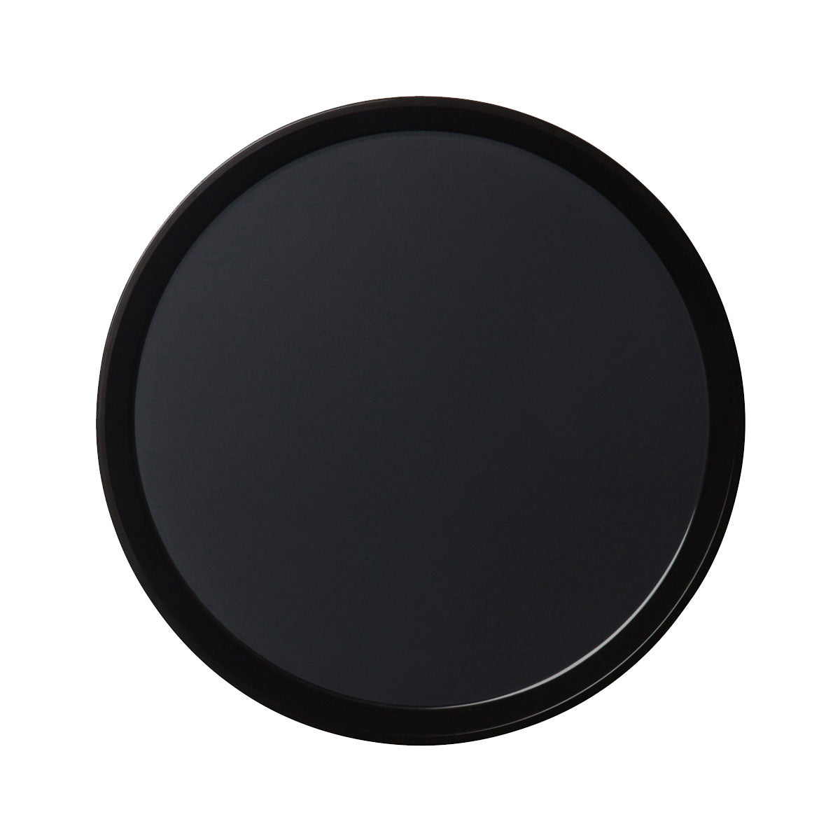 Cambro PT1400110 Black 14-Inch Polytread Round Serving Tray - Durable Restaurant & Catering Food Service Tray for Buffets, Events & Commercial Kitchens