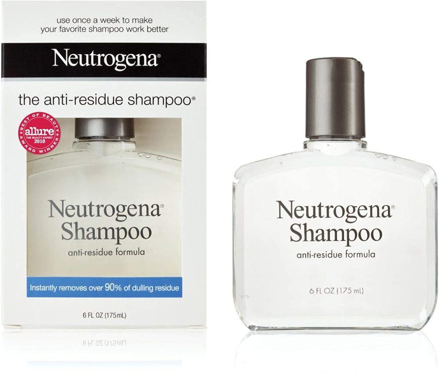 Neutrogena Anti-Residue Shampoo - Clarifying & Deep Cleansing for Buildup Removal | Perfect for Post-Styling, Swimming & Pre-Hair Treatment Use