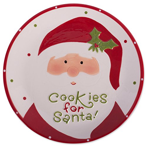 Small Santa Cookie Plate