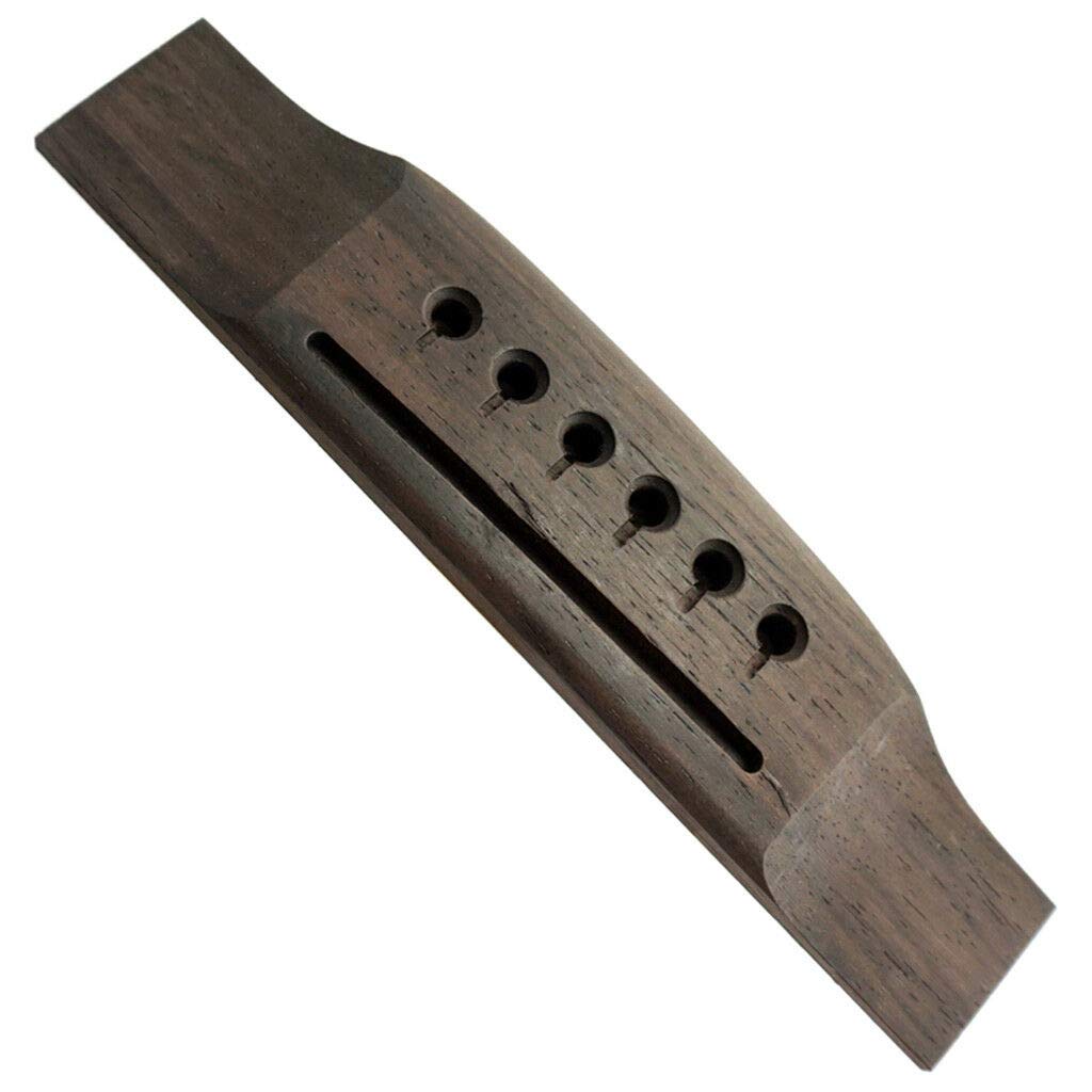 1pc Rosewood 6-String Guitar Bridge Saddle for Acoustic Folk Guitar - Premium Replacement Part for Enhanced Sound & Playability | Perfect for Guitar Repairs, Upgrades & DIY Projects