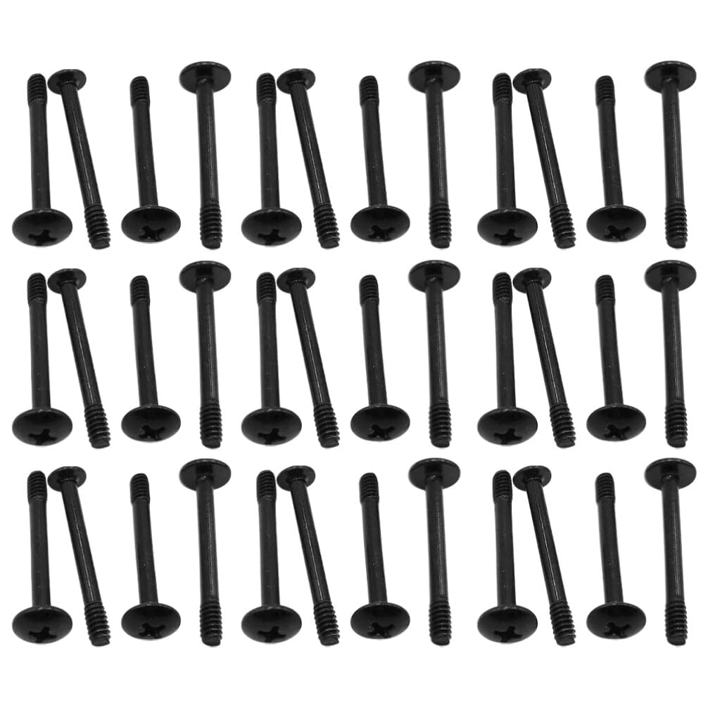 HOMSFOU 50pcs 3cm Computer Case Fan Screws - PC Fan Mounting Screws Kit for Computer Build, Repair & Upgrade - Perfect for DIY PC Assembly, Cooling Fan Installation and Hardware Maintenance