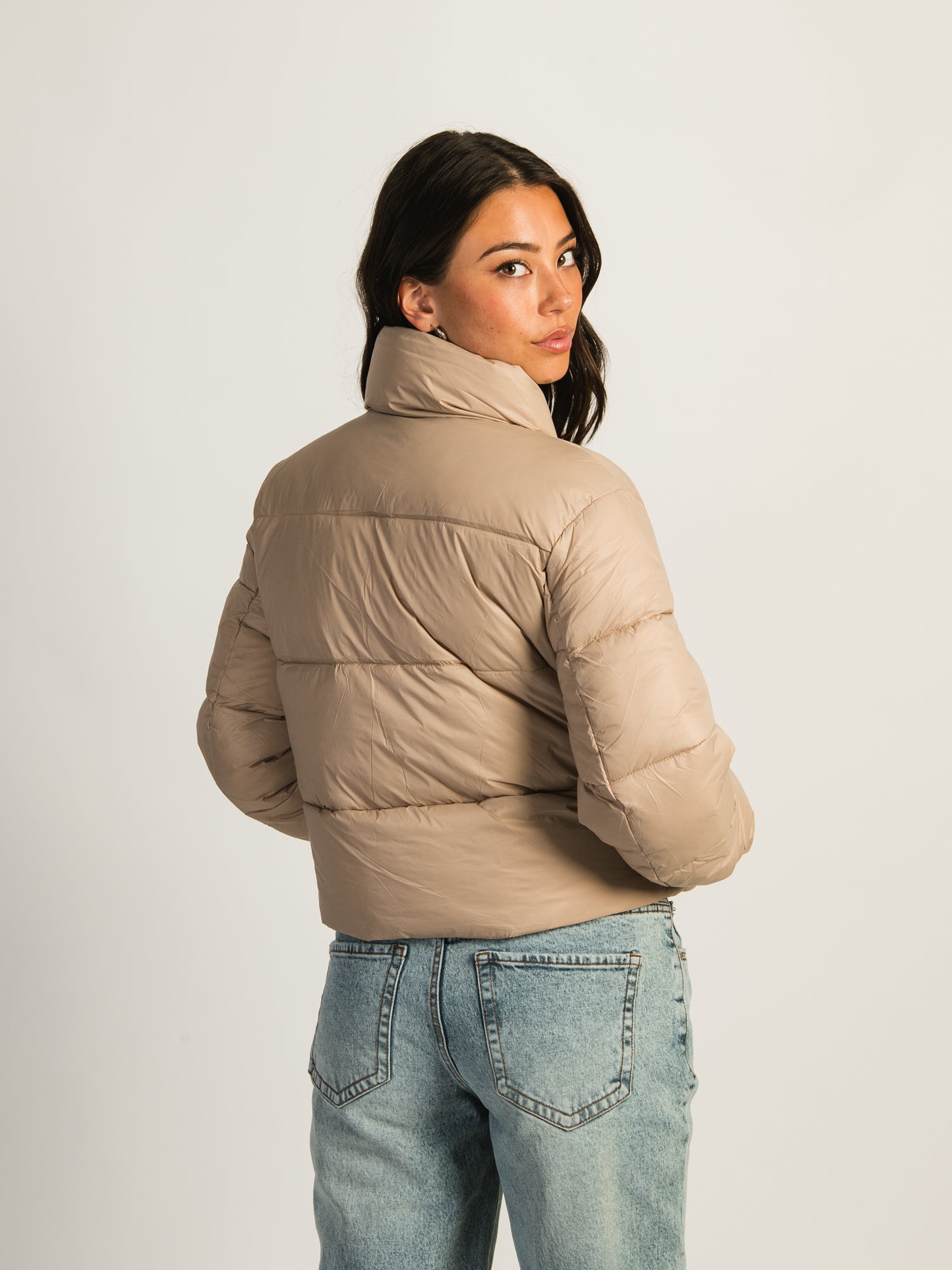 AZALEA WANG LOTTIE PUFF JACKET - Women's Stylish Quilted Puffer Coat for Winter Warmth | Perfect for Outdoor Activities, Travel & Cold Weather Fashion