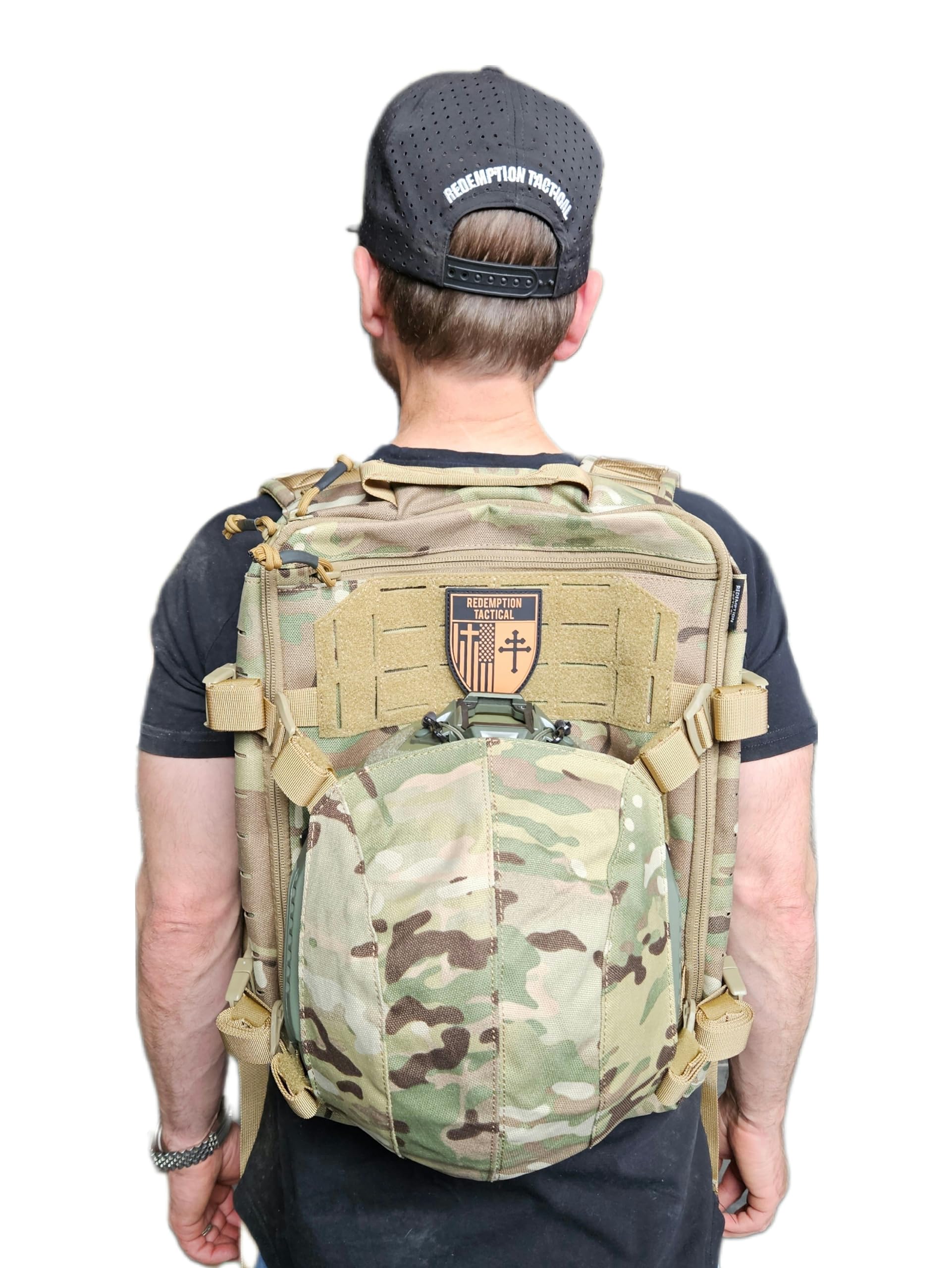 Tactical Airsoft Helmet & Military Gear Backpack - Durable Combat Equipment for Airsoft Games, Outdoor Adventures & Survival Training