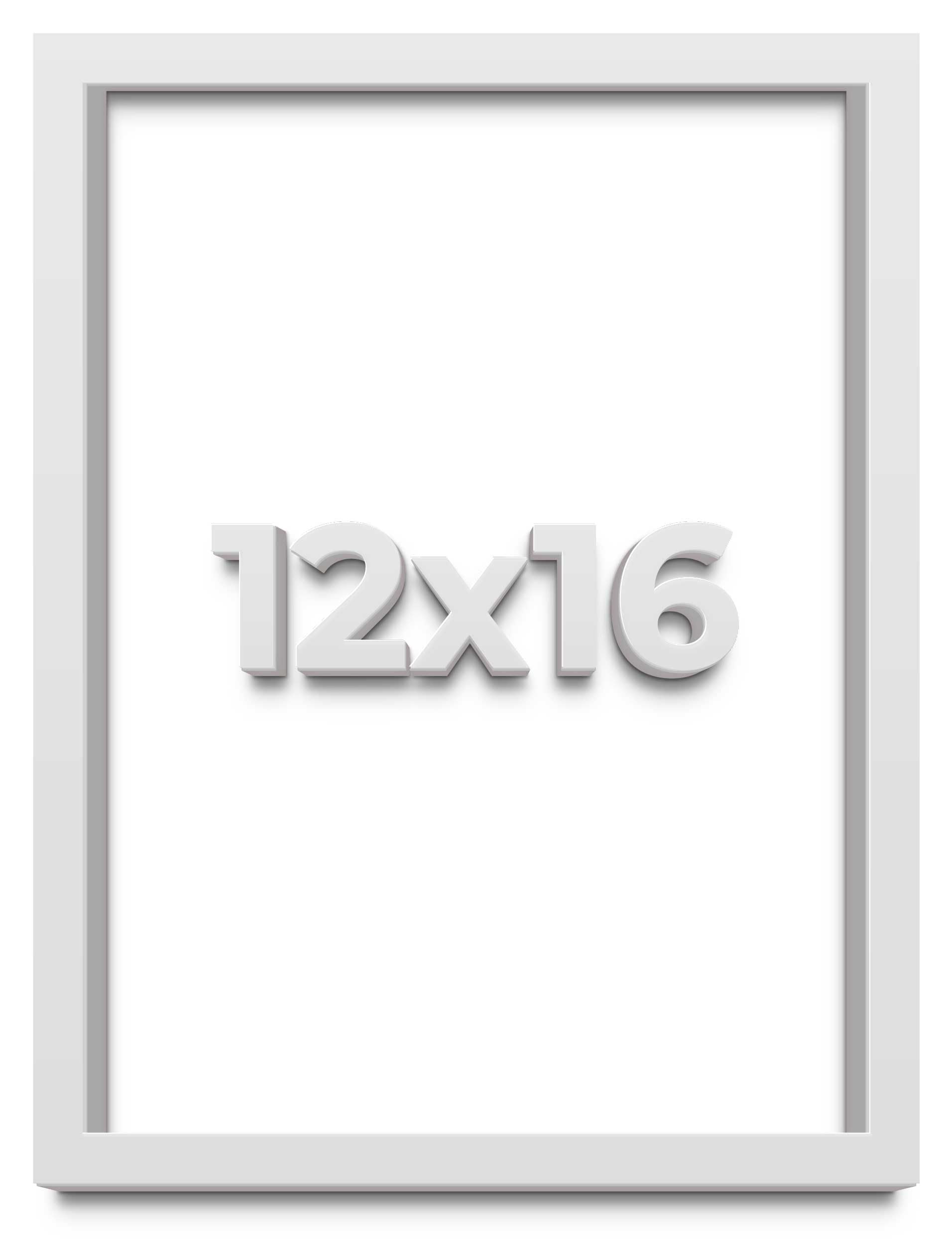 12x16 White Shadow Box Frame - 1 Inch Deep Display for Memorabilia, Photos & Keepsakes - Shatter Resistant Acrylic with Backing & Hanging Hardware - Perfect for Home Decor, Wedding Photos & Wall Art Displays