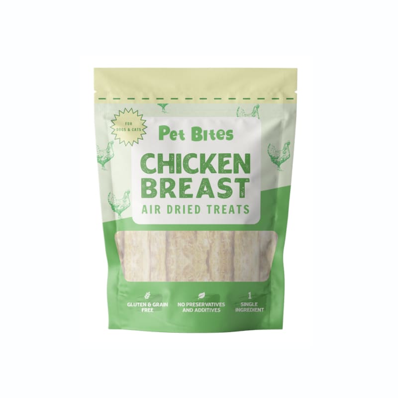 Premium Air-Dried Chicken Breast Dog & Cat Treats - Natural Protein Snacks for Pets - Small & Large Size Options - Perfect for Training Rewards & Daily Treats