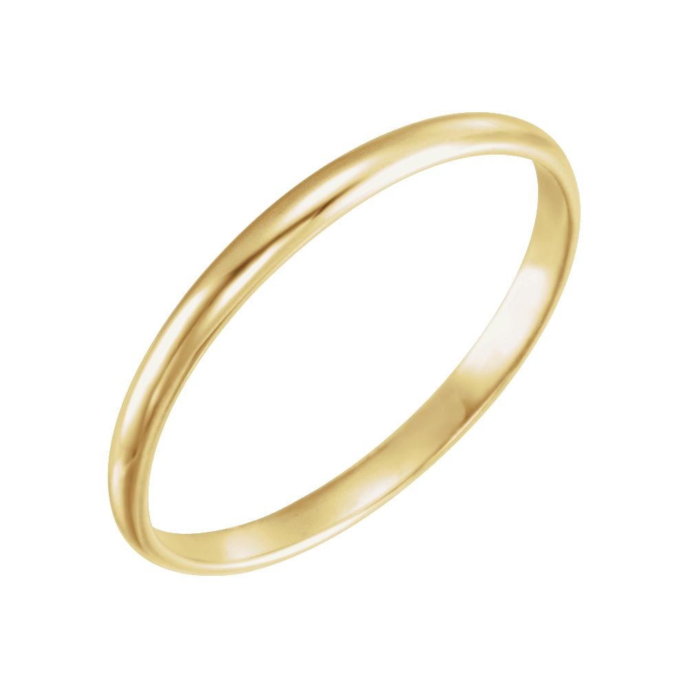 14K Yellow Gold Youth Band Ring - Size 1 - Dainty Minimalist Jewelry for Teens & Young Adults - Perfect for Everyday Wear, Gifts & Special Occasions