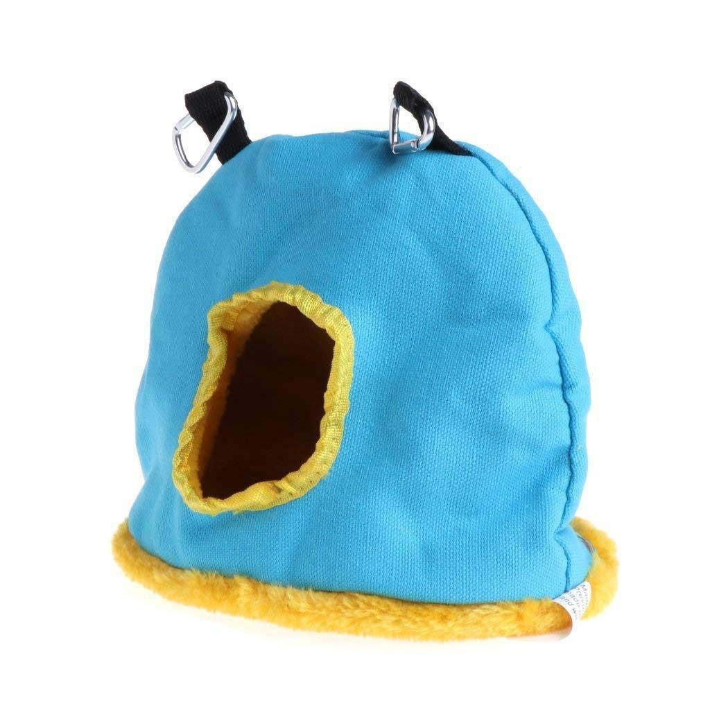 Cozy Warm Bird Bed House - Hanging Plush Nest for Parrots, Hamsters & Small Pets - Perfect for Winter & Indoor Bird Cages