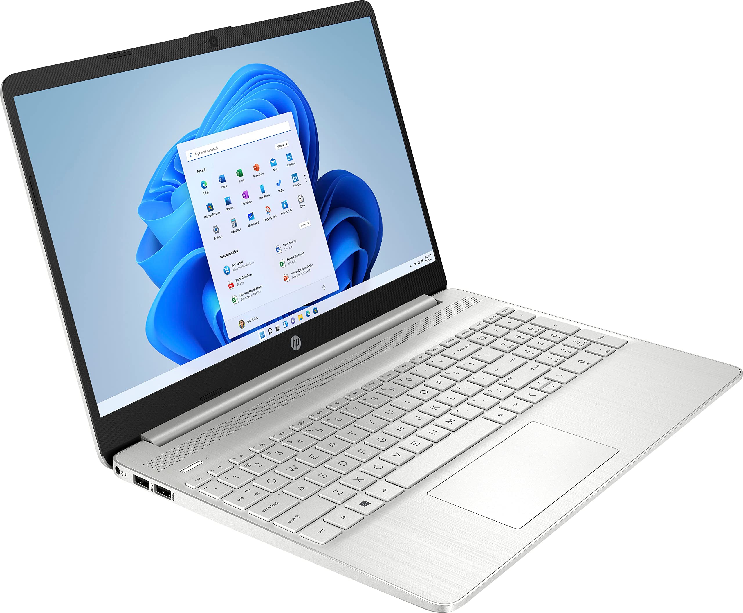HP 15-ef2013dx Renewed Laptop - AMD Ryzen 5 5500U 6-Core Processor, 16GB RAM, 1TB SSD, 15.6