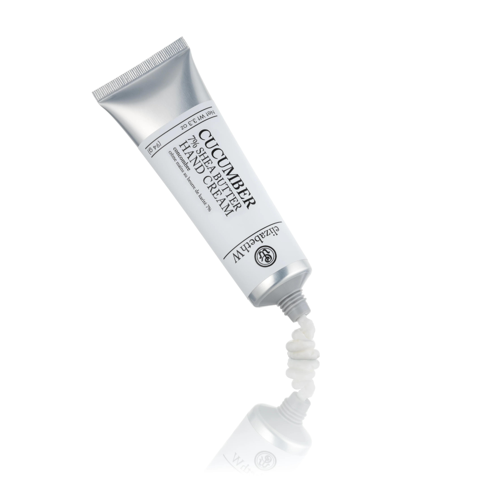 Elizabeth W Cucumber Hand Cream 3.3 oz - Hydrating & Nourishing Moisturizer for Dry Hands - Perfect for Office, Travel & Daily Skincare Routine