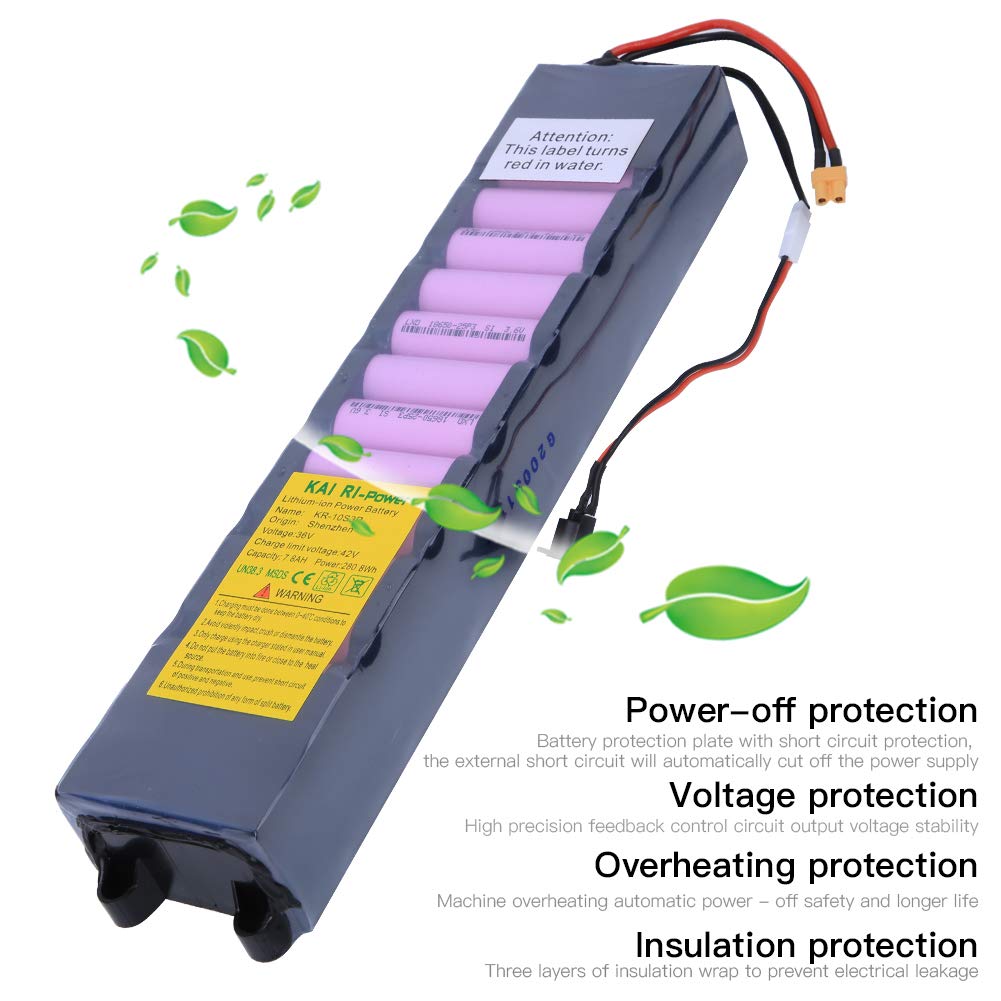 36V 7800mAh Replacement Battery Pack for Xiaomi M365 Electric Scooter - Long Lasting Power for Commuting & Urban Travel