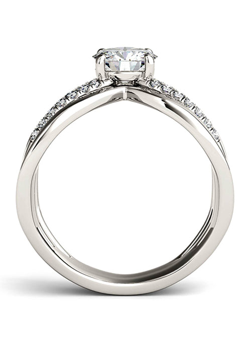 Forever Brilliant Moissanite 0.97ct Sterling Silver Fashion Ring for Women | Elegant Wedding, Engagement & Anniversary Jewelry Gift