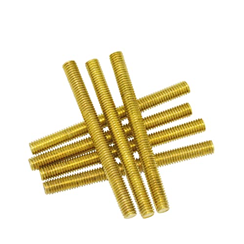 1pc M20 Brass Threaded Rod - 250mm Length for Anchor Bolts, Clamps & Hangers | Durable Metal Fastener for Plumbing, Electrical & DIY Projects