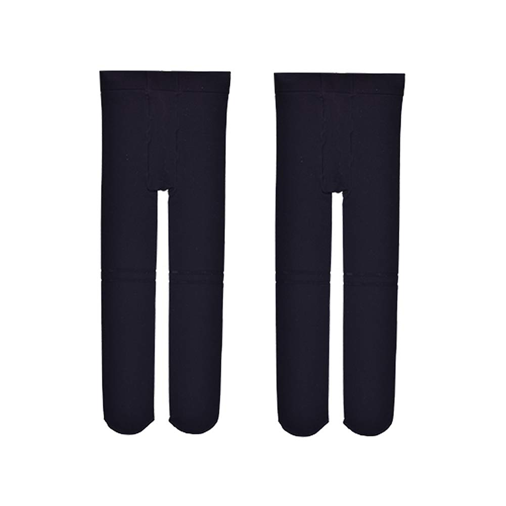 Whyme Baby 2 Pack Toddler Girls Ballet Tights - Ultra Soft Stretchy Leggings for Dance & School (1-3T, Black)