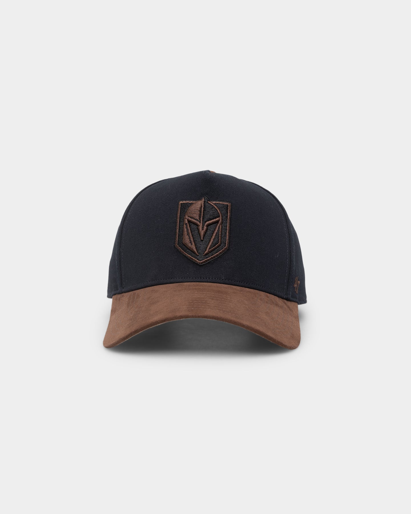 47 Brand Vegas Golden Knights Black Dune 47 Offside Snapback Vintage Black/Brown Adjustable Baseball Cap - Perfect for Sports Fans, Casual Wear & Game Day Outfits