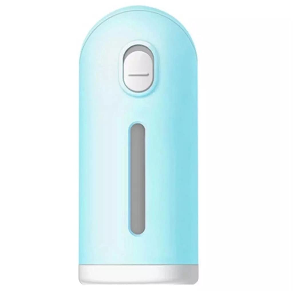 UXZDX Leak-Proof Mini Pet Water Bottle Feeder for Cats & Dogs - 300ml Portable Drinking Bowl with Lock Lanyard, Food-Grade Materials (Blue) - Perfect for Travel, Hiking & Outdoor Activities