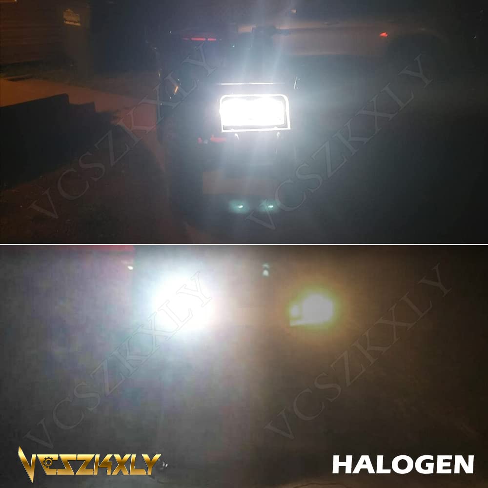 6000K P15d-25-3 LED Headlight Bulbs - Compatible with Honda ATC 125M 185 185S 200 200E 200S TRX - Mini Size Plug & Play - 6000K Bright White 12V 35W - Pack of 2 - Perfect for Off-Road ATV Night Riding & Trail Adventures