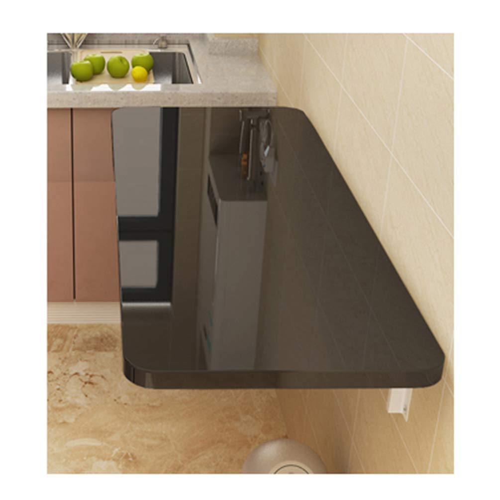 **Deevin Wall Mounted Folding Table - Space-Saving Laundry Room Workbench, Drop Leaf Dining Desk, Wall Mount Bar & Study Table - Multiple Sizes (Ideal for Small Spaces, Apartments & Home Offices)**