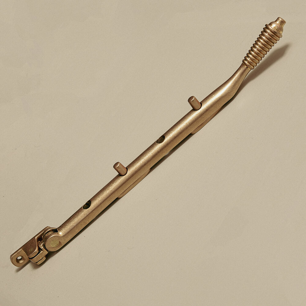 Vintage Aged Brass Beehive Casement Window Stay - Heavy Duty Window Restrictor for Traditional & Cottage Style Homes (Pair) - Perfect for Restoring Heritage Windows or Adding Classic Charm to Modern Spaces