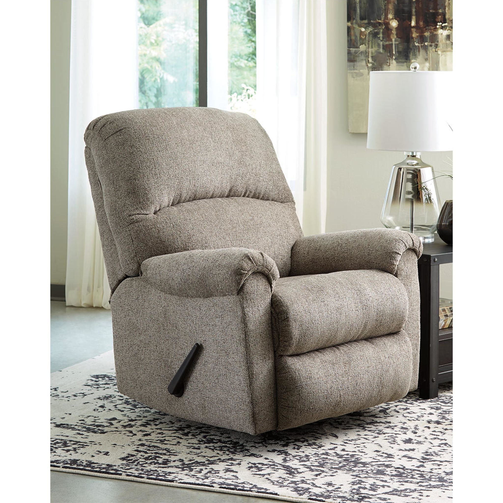 Ballinasloe Rocker Recliner Chair - Comfortable Rocking Recliner with Padded Seat & Back Support - Perfect for Living Room, Nursery, or Bedroom Relaxation