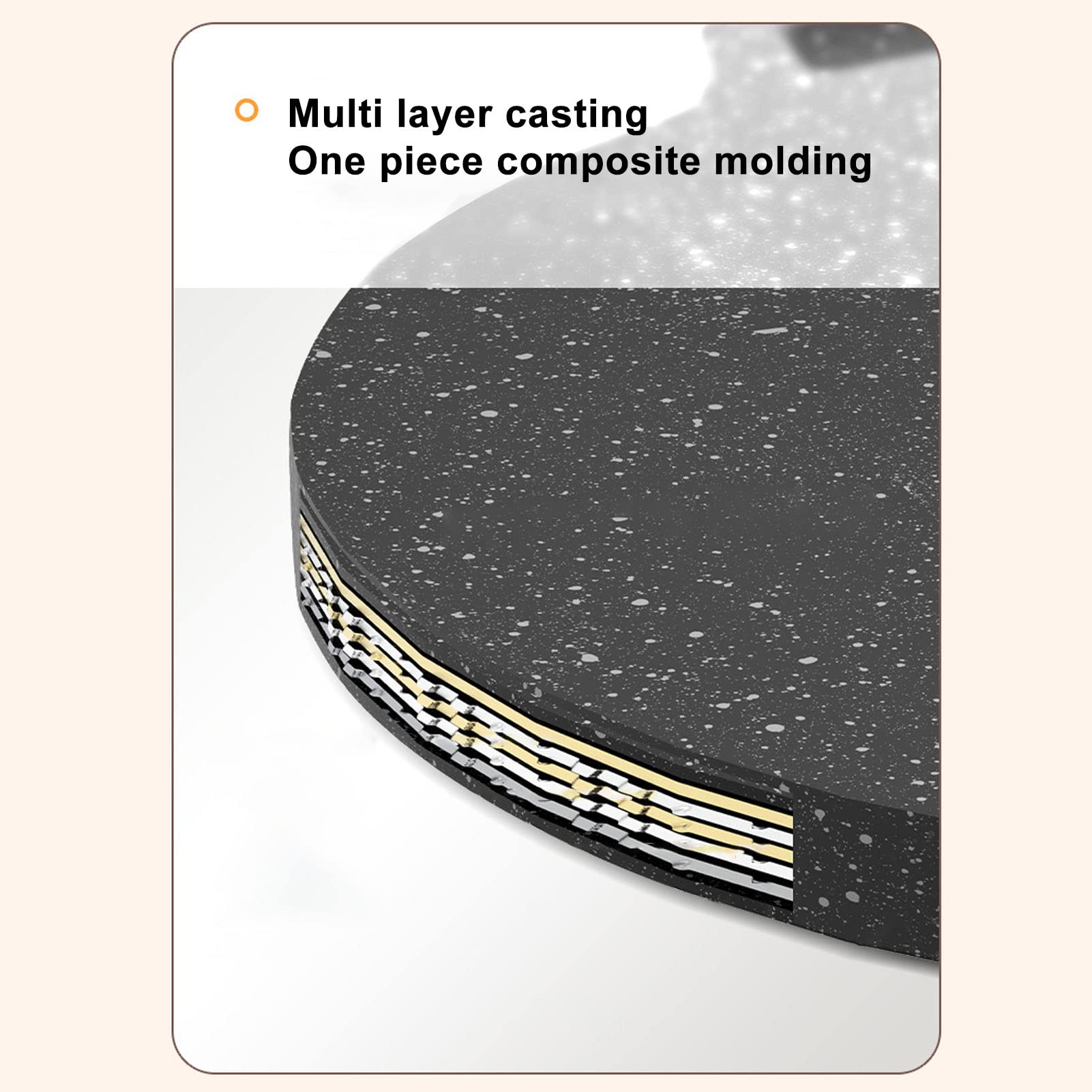 Non-Stick Korean BBQ Grill Pan - 30cm Aluminum Alloy Circular Griddle with Double Handles for Gas Stoves | Perfect for Home Cooking, Outdoor Grilling & Korean BBQ Parties
