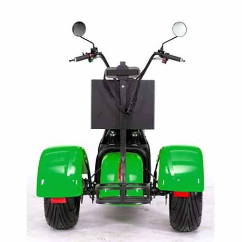 2000W 60V Electric Fat Tire Trike - 3 Wheel Scooter Moped Bike with Golf Rack, Similar to CityCoco Bike CT 3G - Perfect for Commuting, Golf Course Transport & Urban Adventure