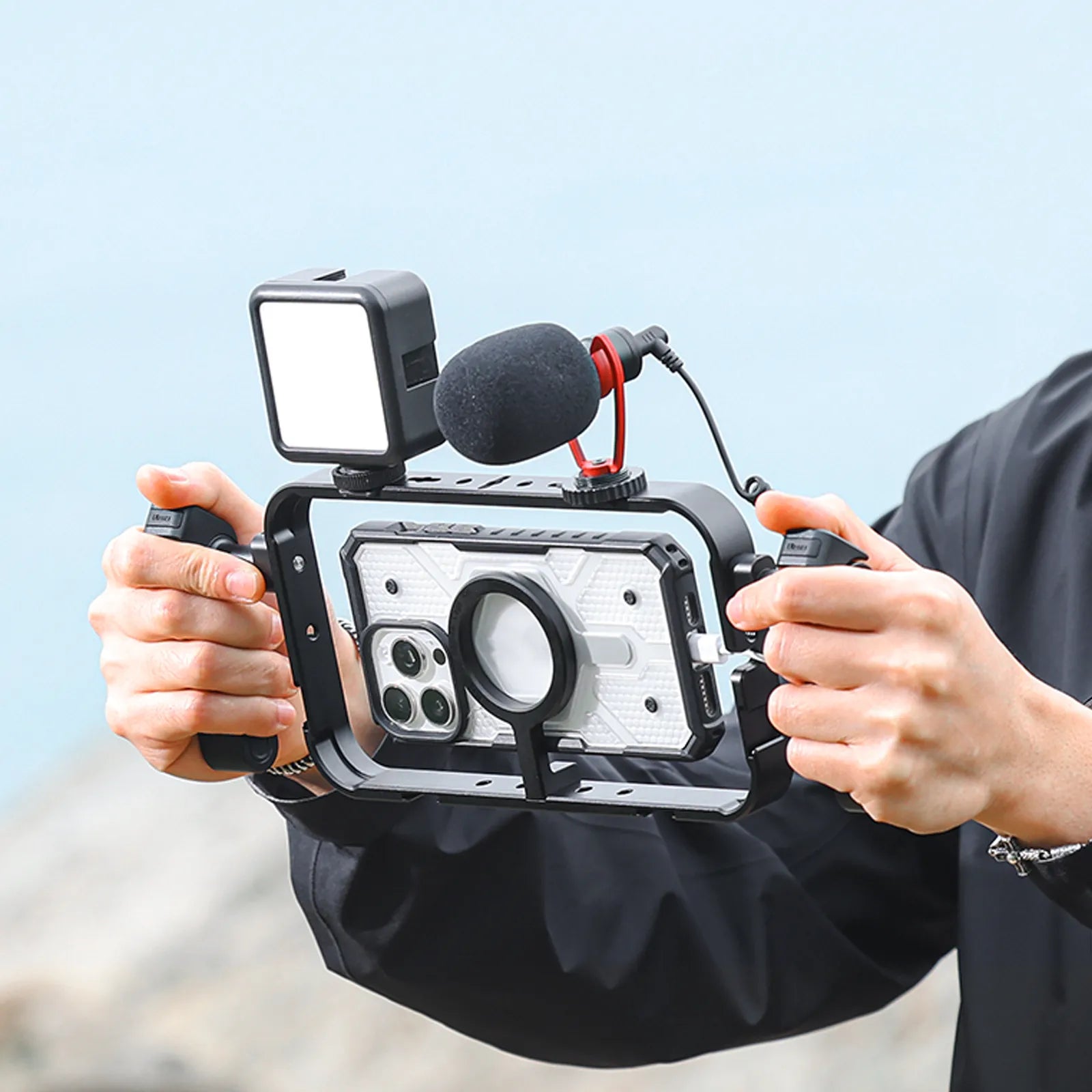 Ulanzi MG 001 Magnetic Phone Cage C001 - Universal Smartphone Mount for DSLR Cameras & Video Recording | Perfect for Vlogging, Live Streaming & Content Creation