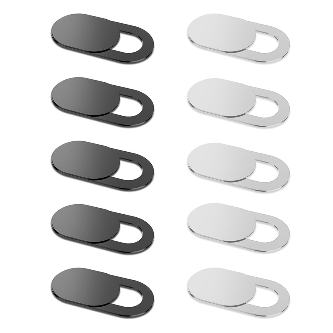 XPEX 10-Pack Webcam Privacy Covers for Laptop, PC, Smartphone & Tablet - Slide Camera Protector for Online Security, Zoom Meetings & Video Calls - Ideal for Remote Work, Online Classes, Home Office & Cybersecurity Protection - Perfect for MacBook, Surface Pro, iPad & Android Devices - Essential for Privacy Protection During Work from Home, Virtual Learning & Secure Video Conferencing