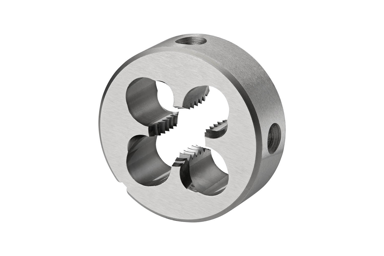 F110M16X1.0 High Speed Steel Gun Nosed Die - MF16, Bright Coating, Right Direction, 45mm Diameter x 14mm Height - Perfect for Thread Cutting in Automotive and Industrial Applications