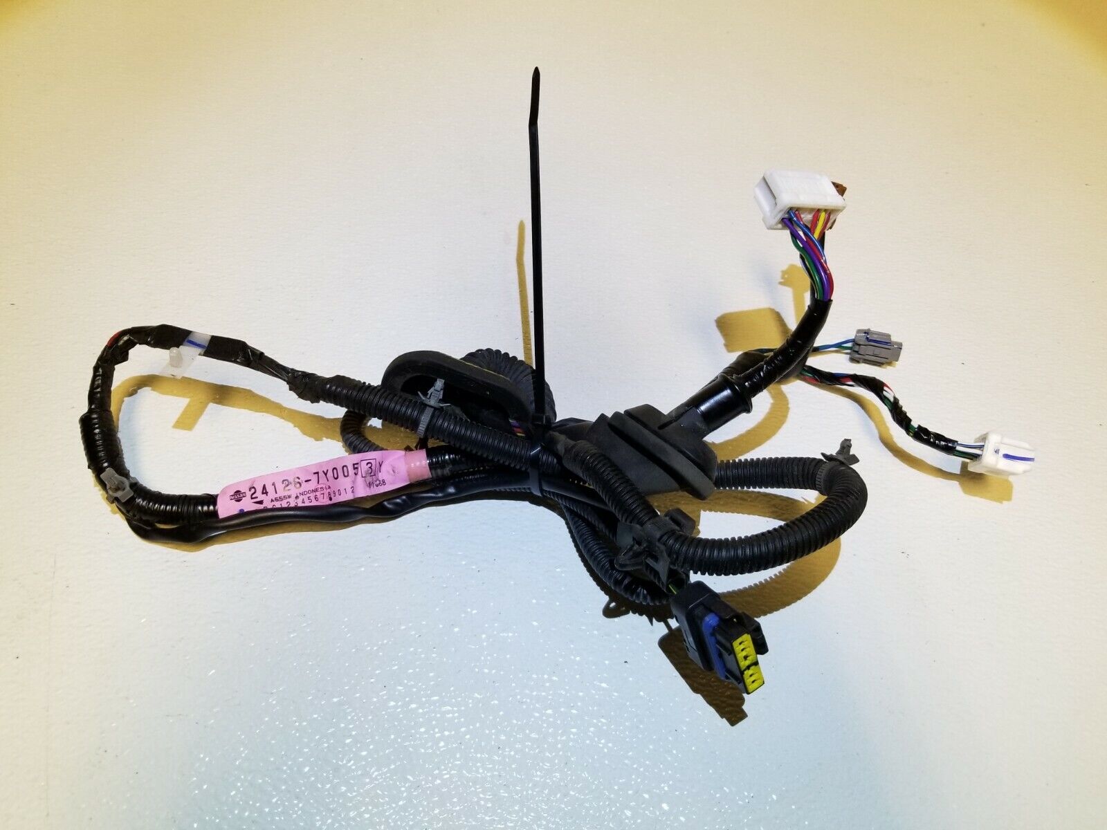 04-08 Nissan Maxima Right Rear Passenger Door Wire Harness OEM Replacement - Perfect for Electrical Repairs & DIY Car Maintenance