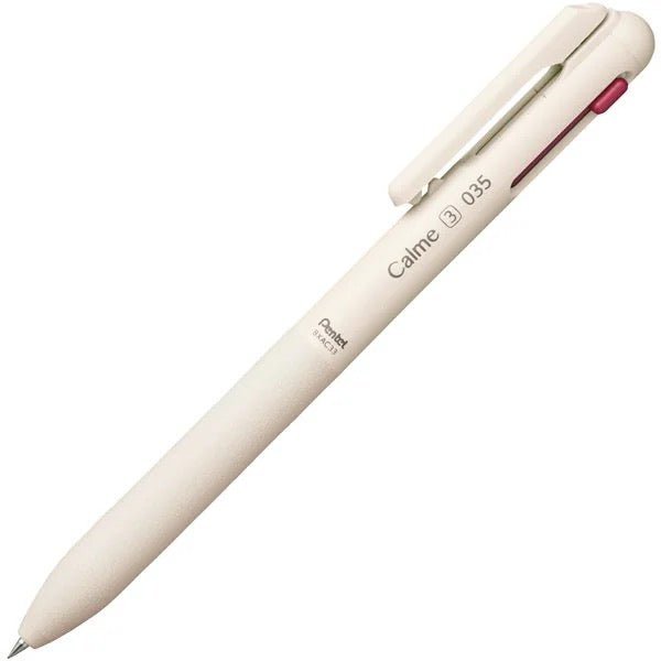 Calme 3-Color Ballpoint Pen Set - Smooth Writing Multi-Colored Pens for School, Office & Note Taking | Pentel