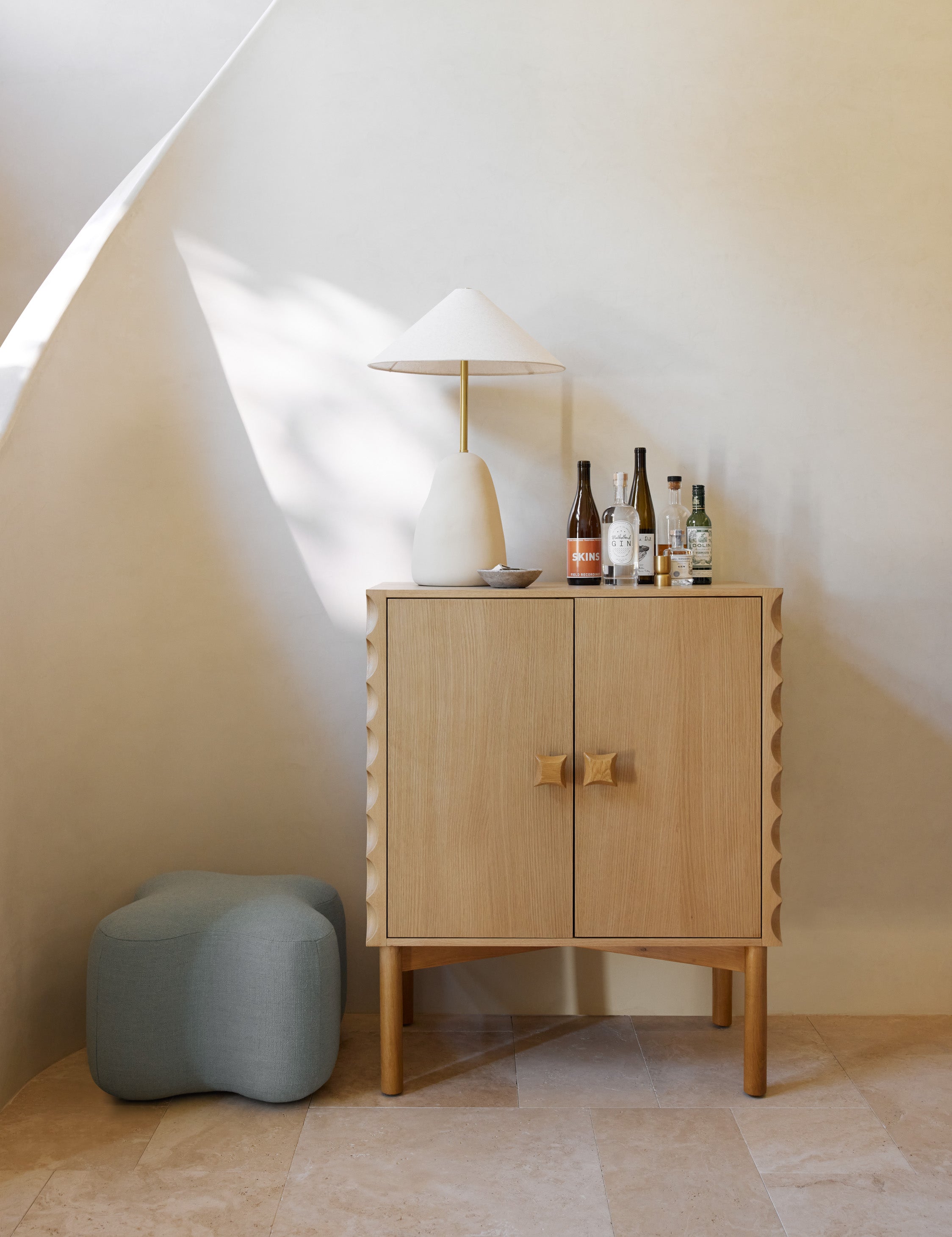 Eny Lee Parker Cami Bar Cabinet - Modern Home Bar Furniture for Living Room, Dining Room & Entertaining Spaces