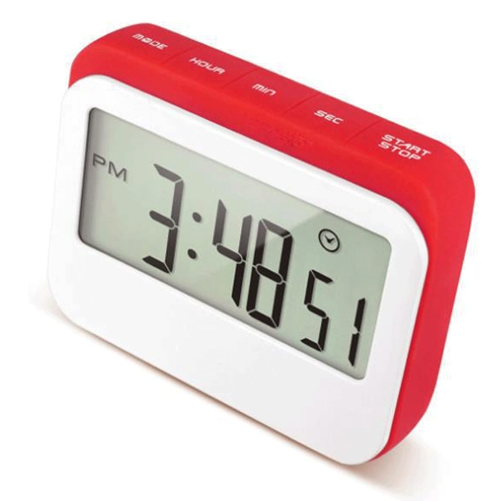 **RenminRoad Large Visual Countdown Timer - Magnetic Backing, Durable Mechanical Kitchen & Classroom Timer for Kids & Adults (Red) - Perfect for Cooking, Teaching, Time Management & Productivity**