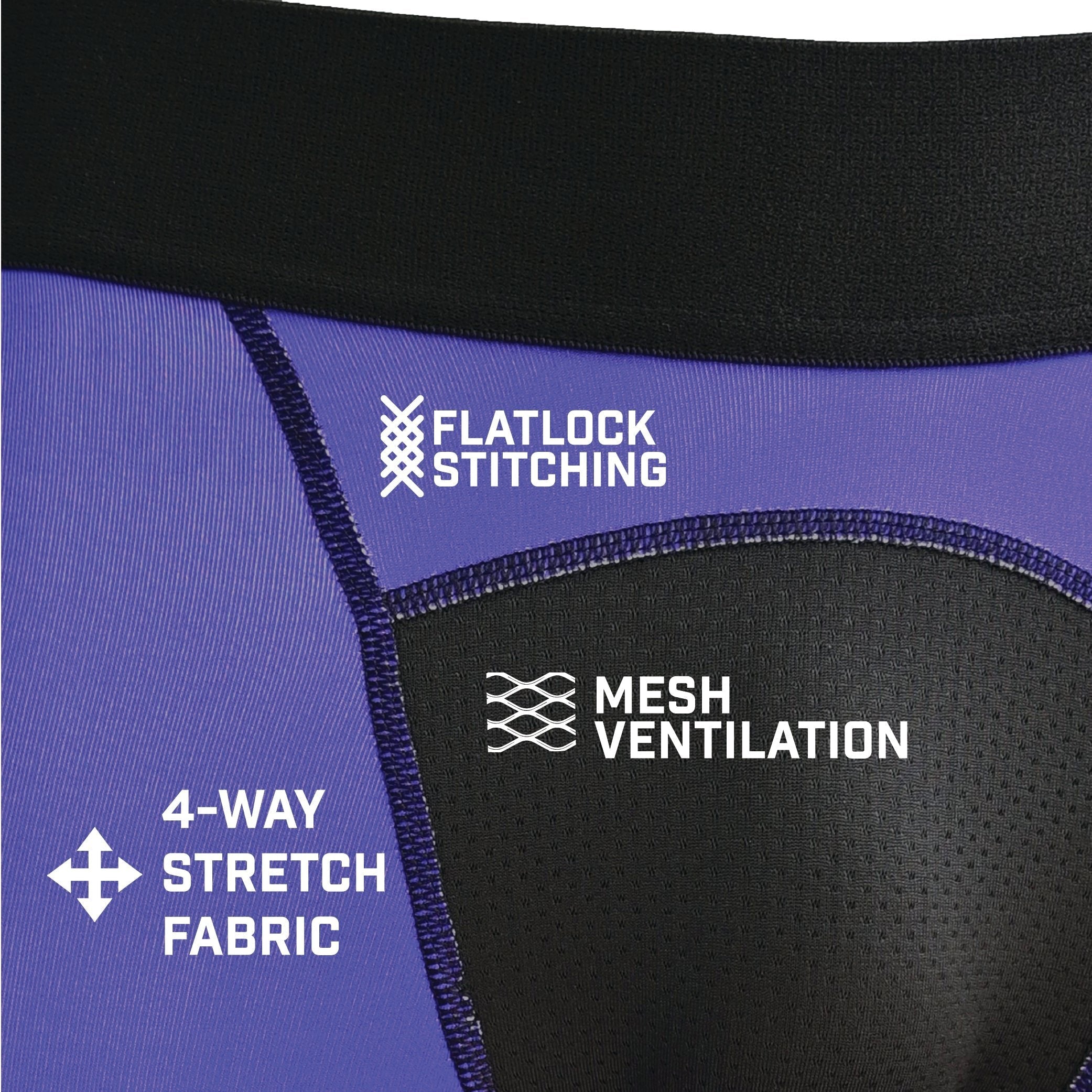 Best Purple Compression Tights for Women & Men - High Performance Workout Leggings for Running, Yoga & Gym