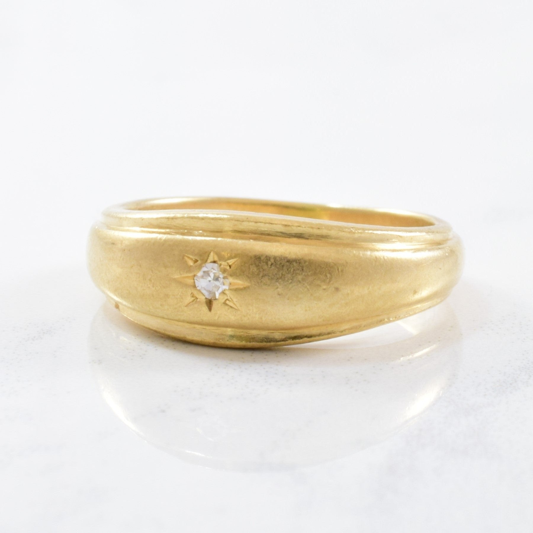 Birks' Star Burst Diamond Ring | 0.03 Carat | Size 6.5 | Elegant Engagement & Wedding Jewelry for Women