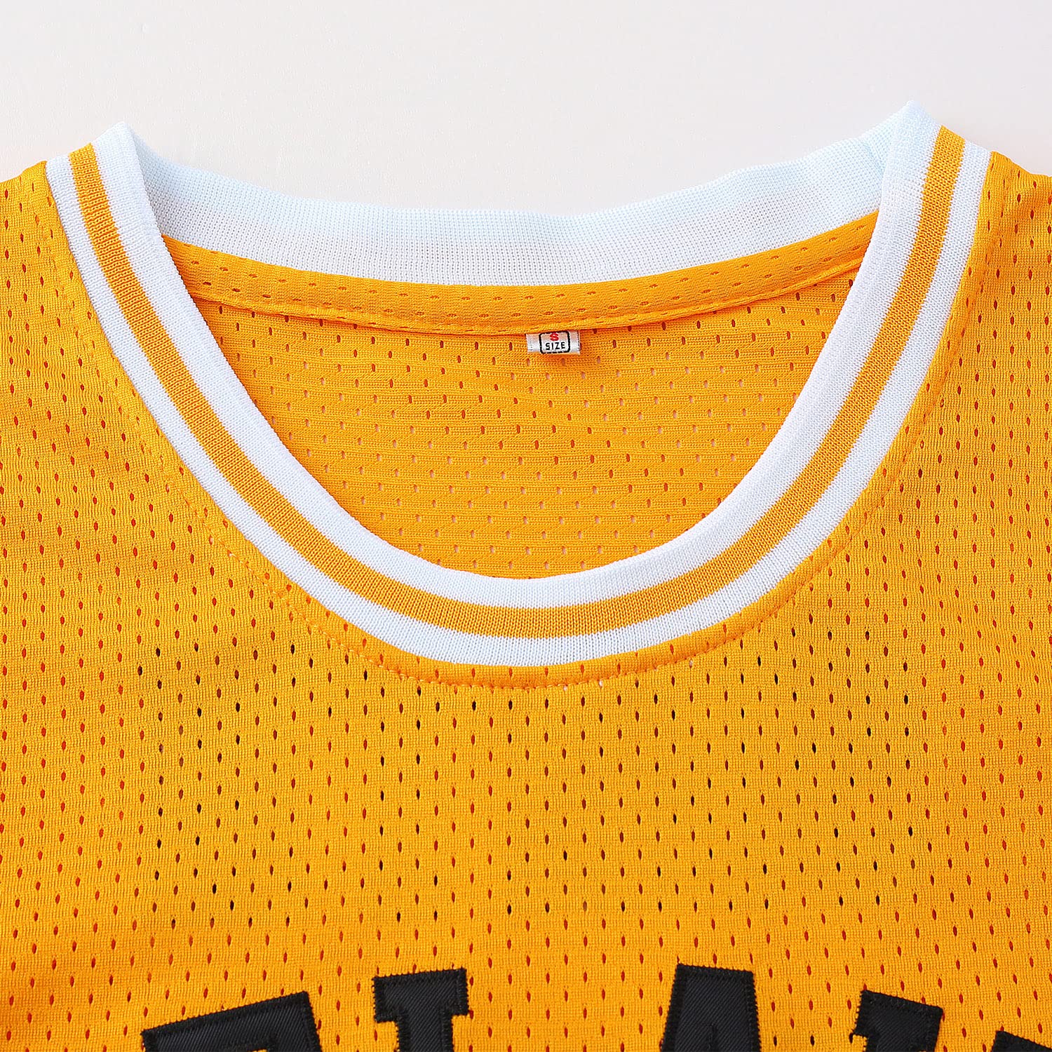 Fresh Prince Bel Air Academy Men's #14 Basketball Jersey - Sleeveless Yellow, Black, Green Jersey for Fans & Streetwear | Game Day, Cosplay, 90s Theme Party