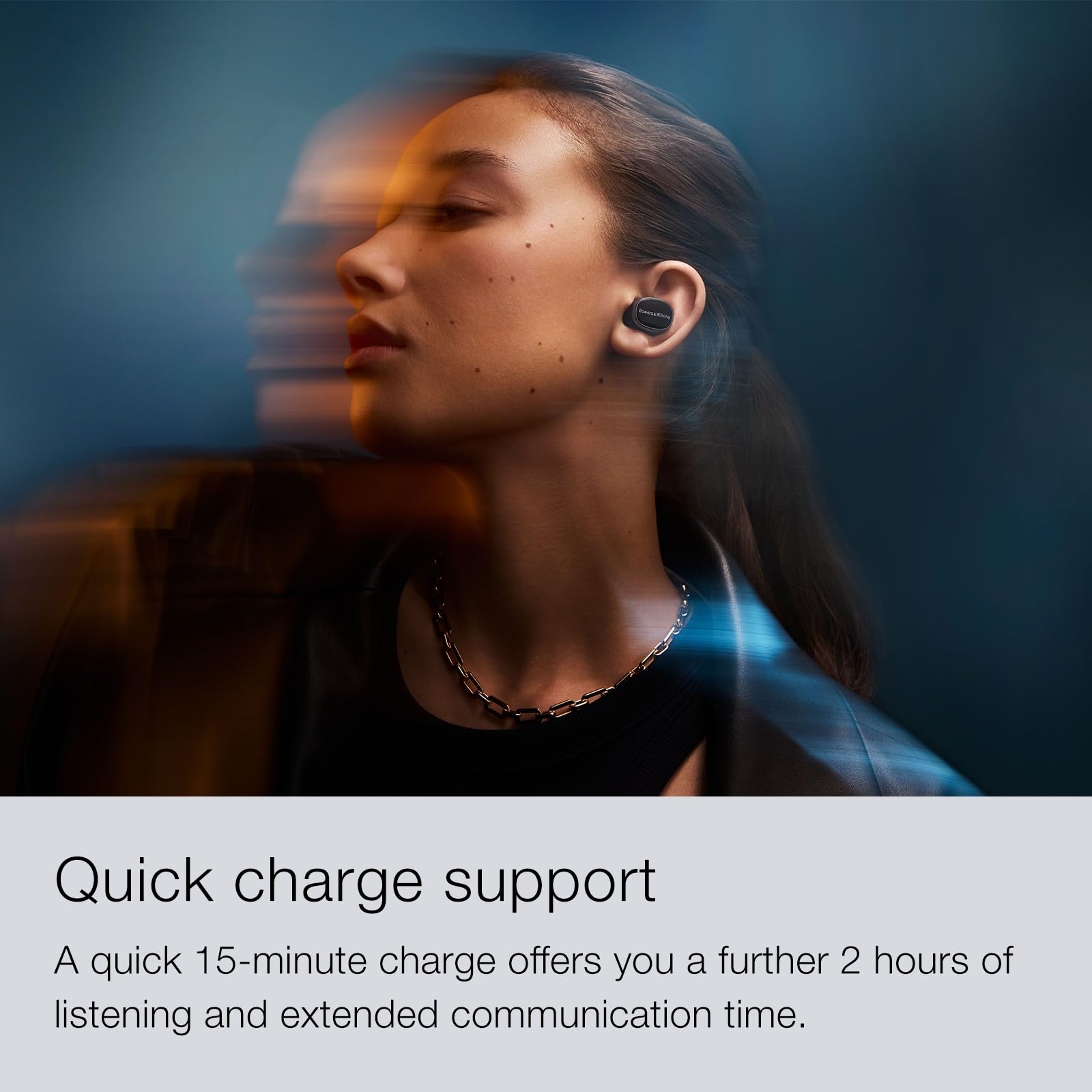 Bowers & Wilkins Pi8 True Wireless Noise Cancelling Earbuds with Bluetooth aptX, 24-bit Hi-Fi Audio, Wireless Charging, 6 Mics for Clear Calls - Anthracite Black | Perfect for Commuting, Workouts & Travel