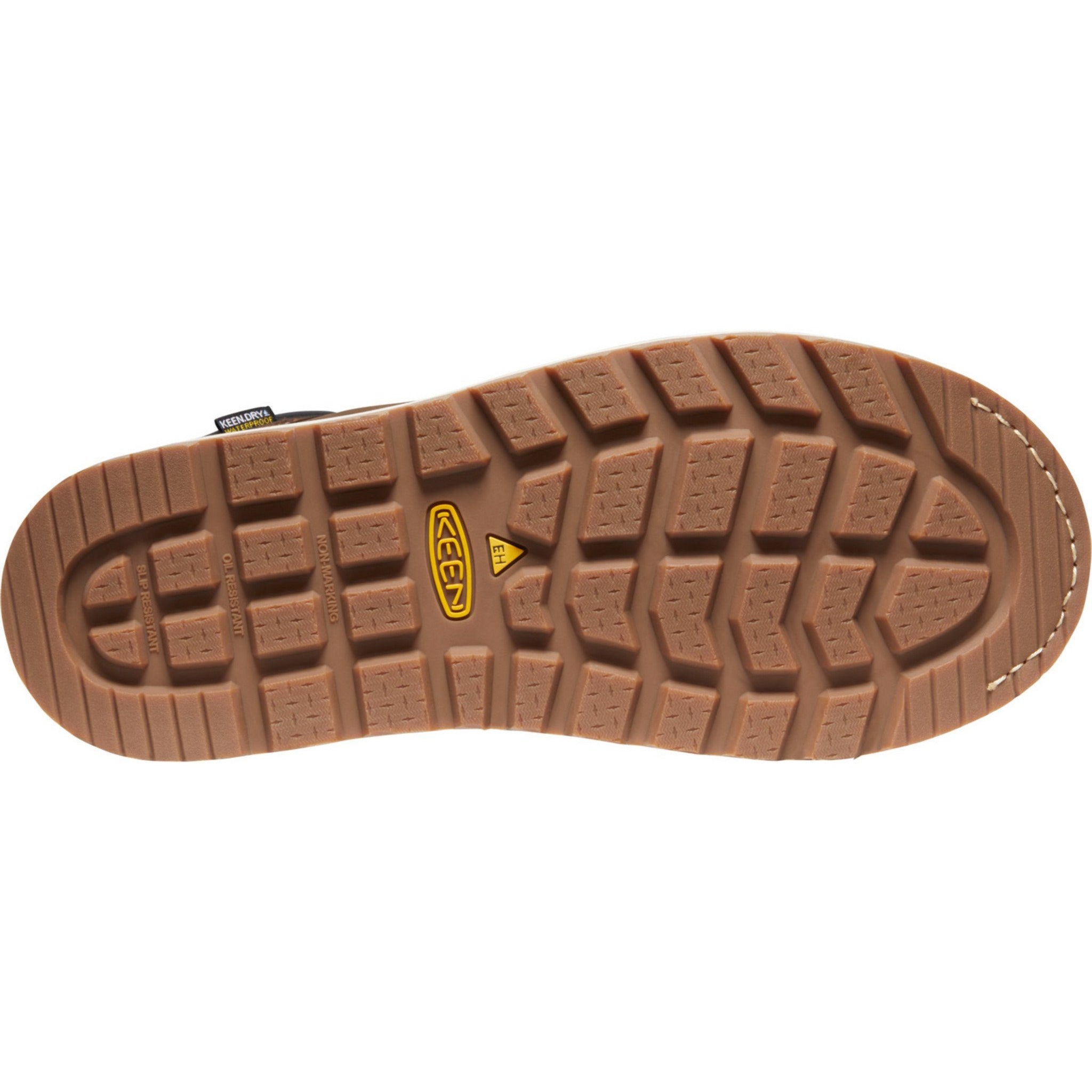 KEEN CINCINNATI 6 Waterproof Hiking Boots for Men - Carbon Fiber Toe Protection, Medium & Wide Width - Perfect for Outdoor Adventures & Work Safety